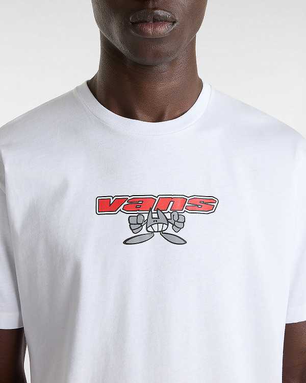 White Men Vans Sakomo T Shirts NZ | VN8475139