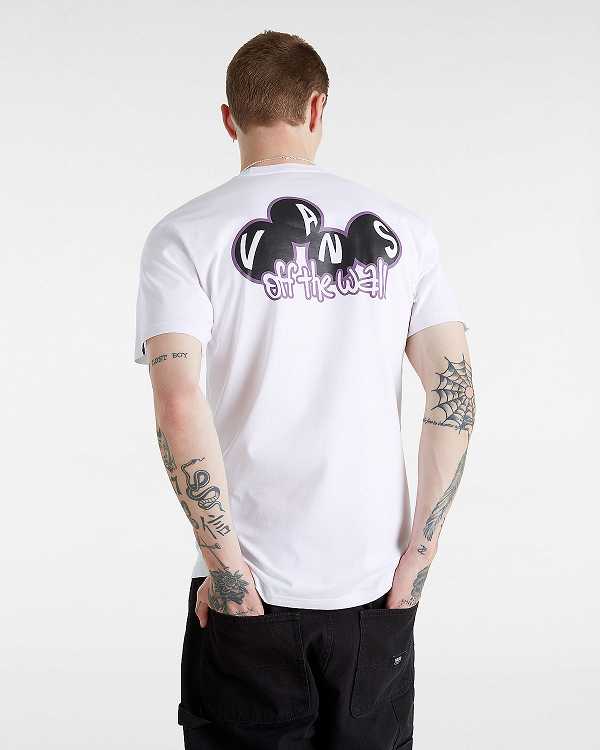 White Men Vans Scuttle T Shirts NZ | VN7096358