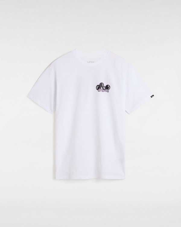 White Men Vans Scuttle T Shirts NZ | VN7096358