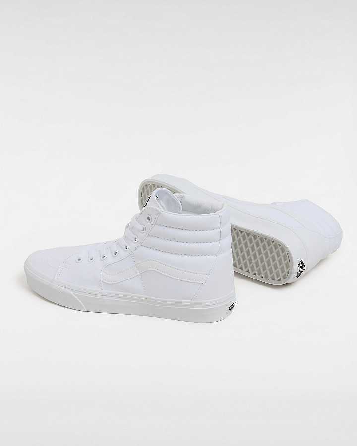 White Men Vans Sk8-Hi Sneakers NZ | VN2197830