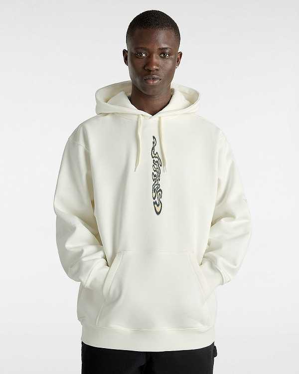 White Men Vans Skate Blurb Hoodie NZ | VN2980153