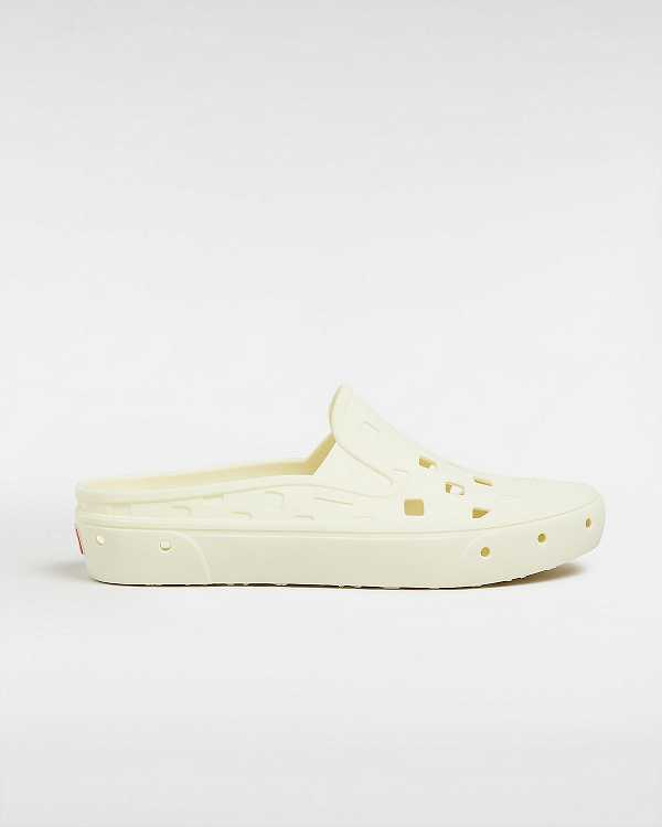 White Men Vans Slip-On TRK Mules NZ | VN6174089