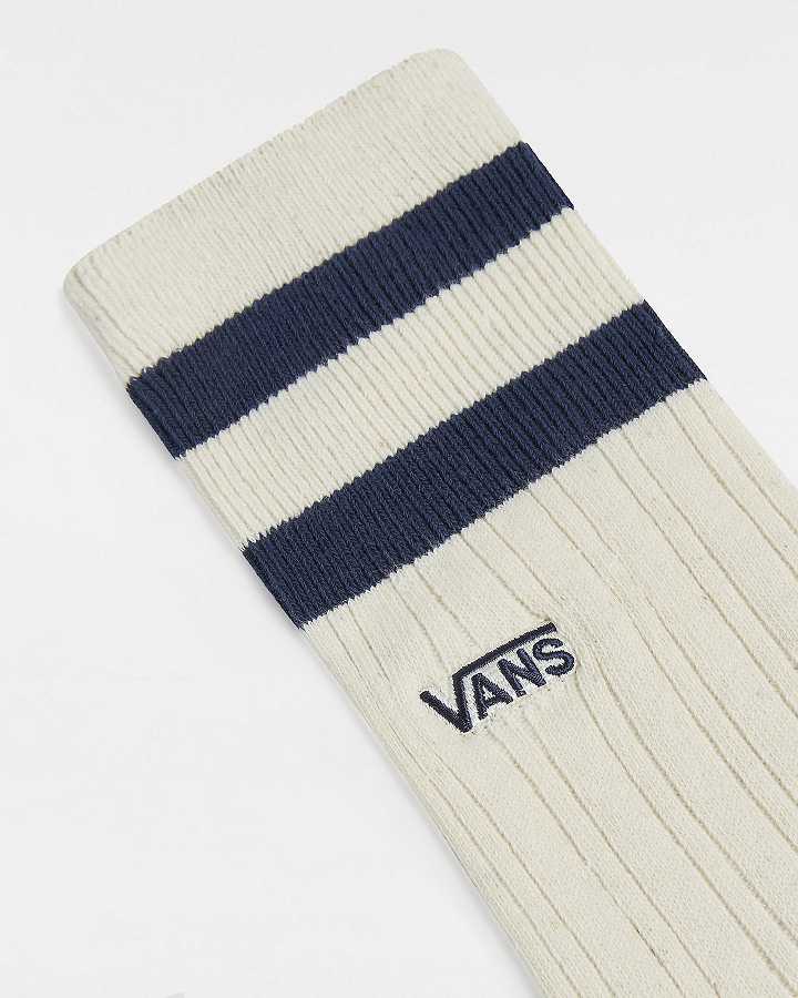 White Unisex Vans Classic Crew (1 Pair) Socks NZ | VN3847029