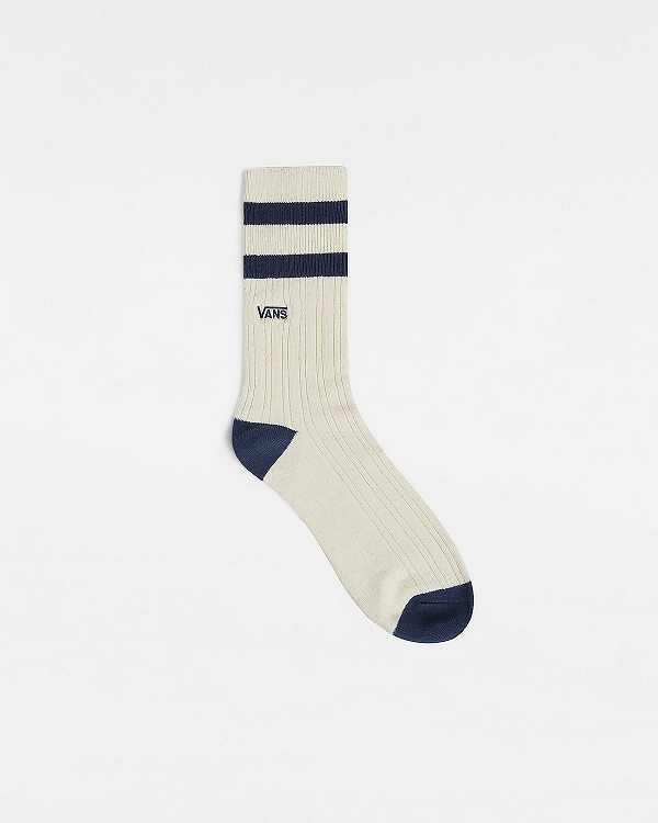 White Unisex Vans Classic Crew (1 Pair) Socks NZ | VN3847029