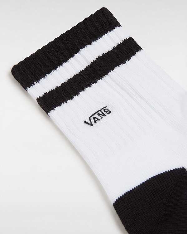 White Unisex Vans Half Crew (1 Pair) Socks NZ | VN3751289