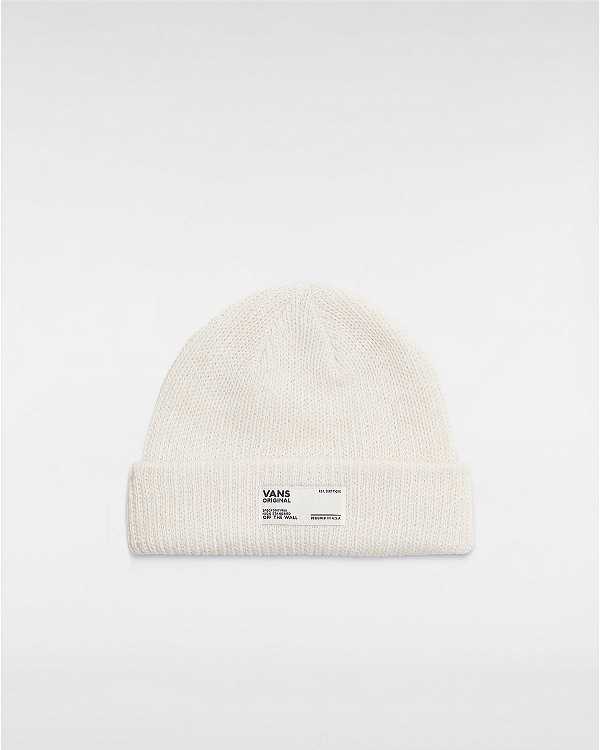 White Unisex Vans Hamlin Cuff Beanie NZ | VN1768450