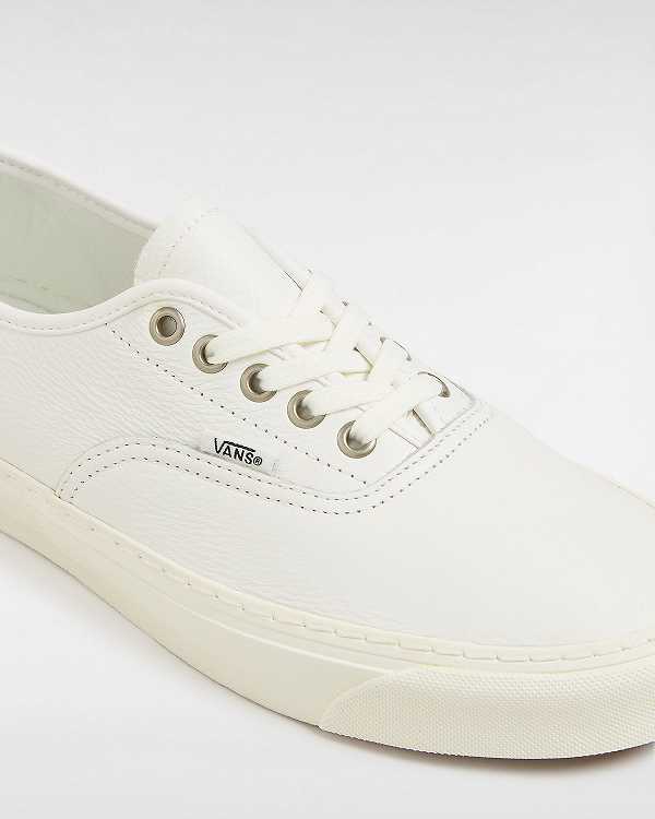 White Women Vans Authentic Lux Leather Shoes NZ | VN6472381