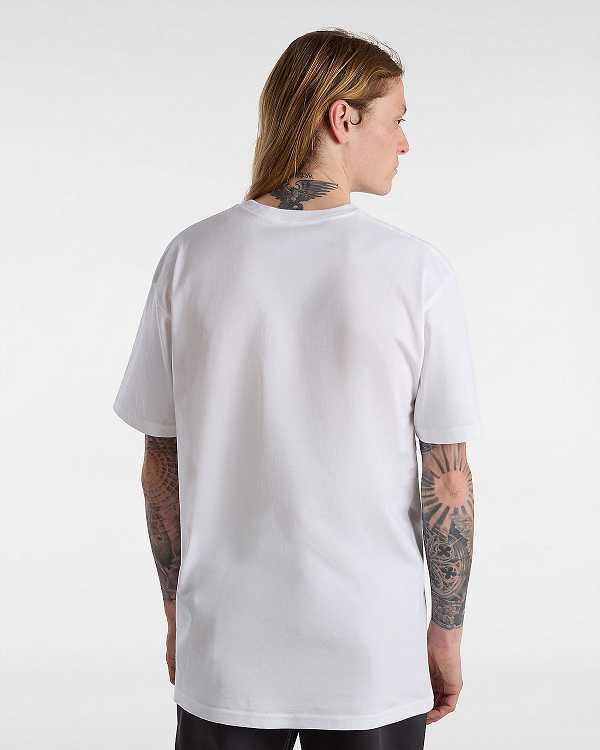 White Women Vans Basic T Shirts NZ | VN0451263