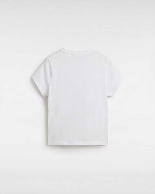 White Women Vans Basic mini T Shirts NZ | VN4839026