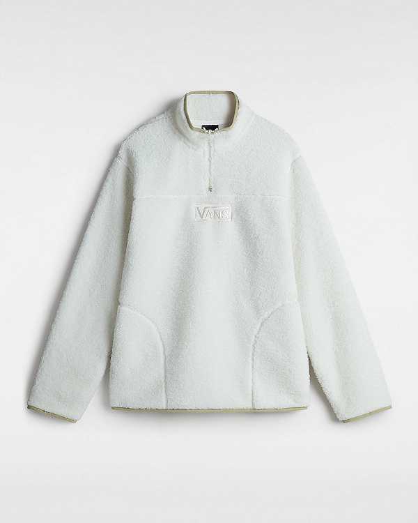 White Women Vans Boxed Sherpa Fleece NZ | VN8643075