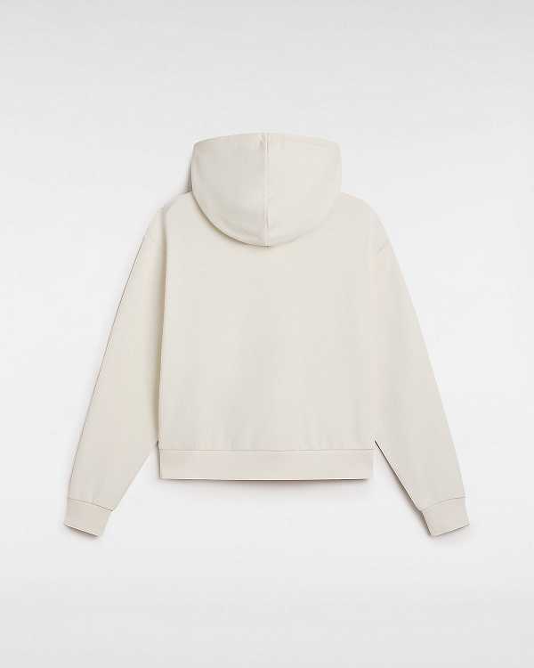 White Women Vans Essential Relaxed Fit Hoodie NZ | VN3647025