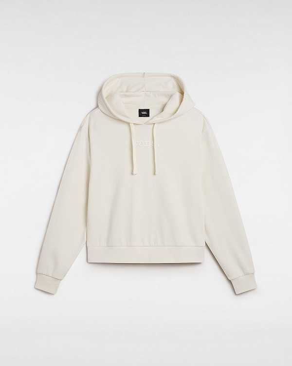 White Women Vans Essential Relaxed Fit Hoodie NZ | VN3647025