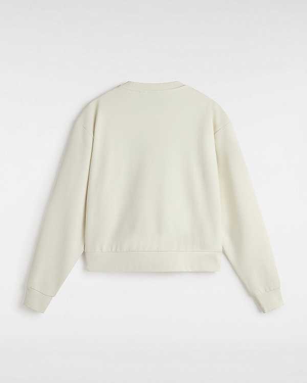 White Women Vans Essential Relaxed Fit Sweatshirt NZ | VN8013264