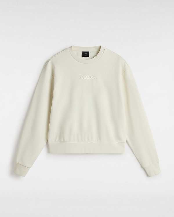 White Women Vans Essential Relaxed Fit Sweatshirt NZ | VN8013264