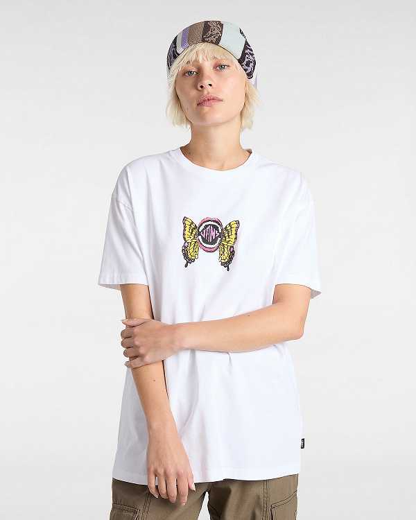 White Women Vans Ethereal T Shirts NZ | VN2643910