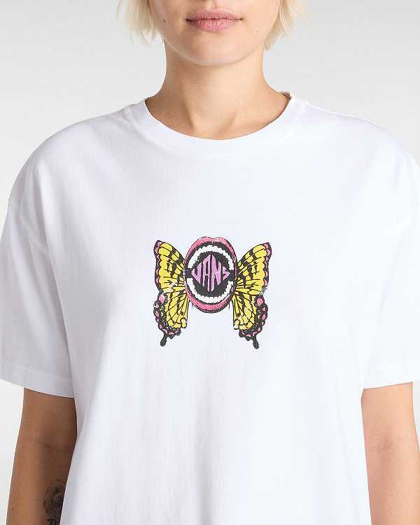 White Women Vans Ethereal T Shirts NZ | VN2643910