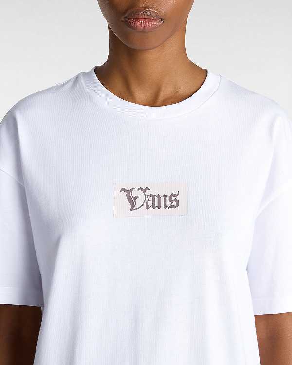 White Women Vans Garden T Shirts NZ | VN6289015