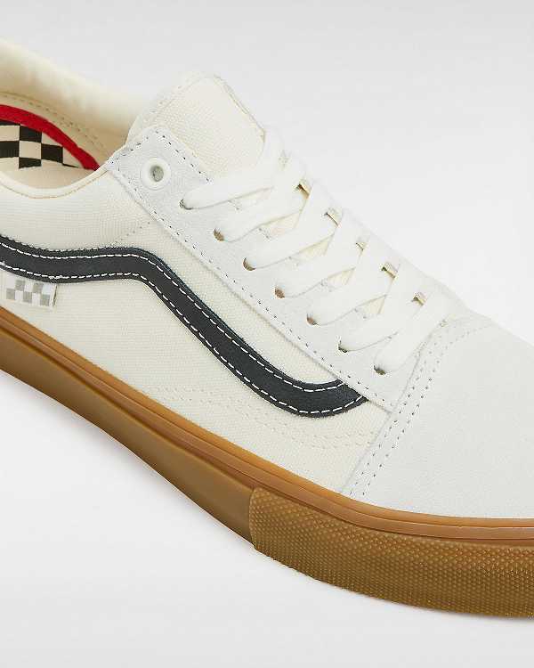 White Women Vans Old Skool Skate Shoes NZ | VN6280914