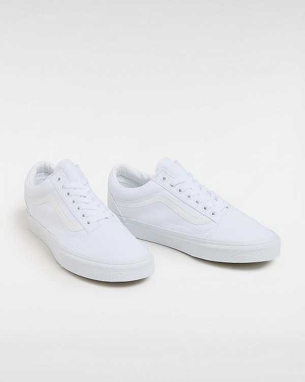 White Women Vans Old Skool Sneakers NZ | VN1754298