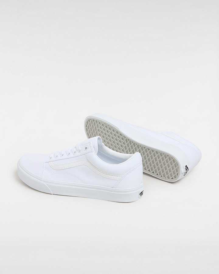 White Women Vans Old Skool Sneakers NZ | VN1754298