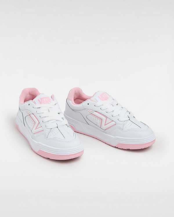 White / Pink Women Vans Upland Sneakers NZ | VN0517489