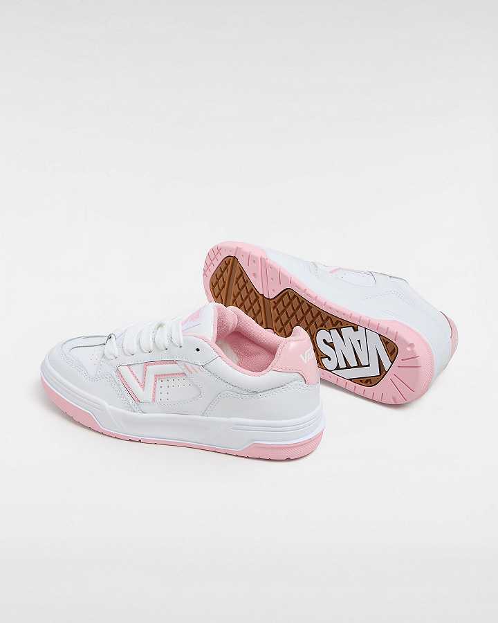 White / Pink Women Vans Upland Sneakers NZ | VN0517489