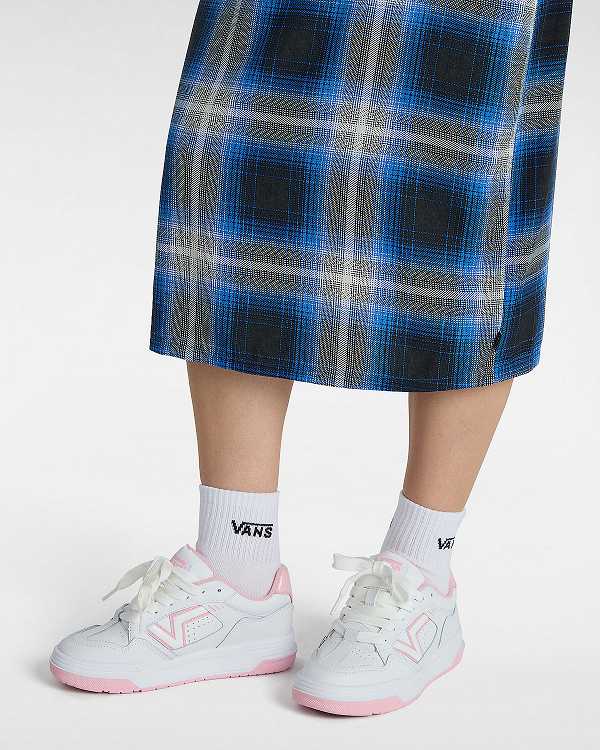 White / Pink Women Vans Upland Sneakers NZ | VN0517489