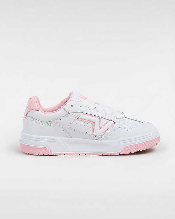 White / Pink Women Vans Upland Sneakers NZ | VN0517489