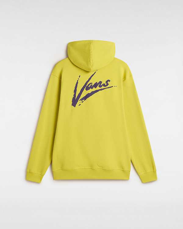 Yellow Men Vans Dettori Loose Hoodie NZ | VN2198670