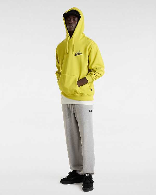 Yellow Men Vans Dettori Loose Hoodie NZ | VN2198670