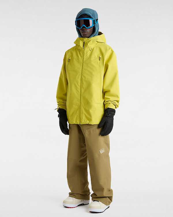 Yellow Men Vans MTE High-Country 3L Snowboard Jacket NZ | VN9705246