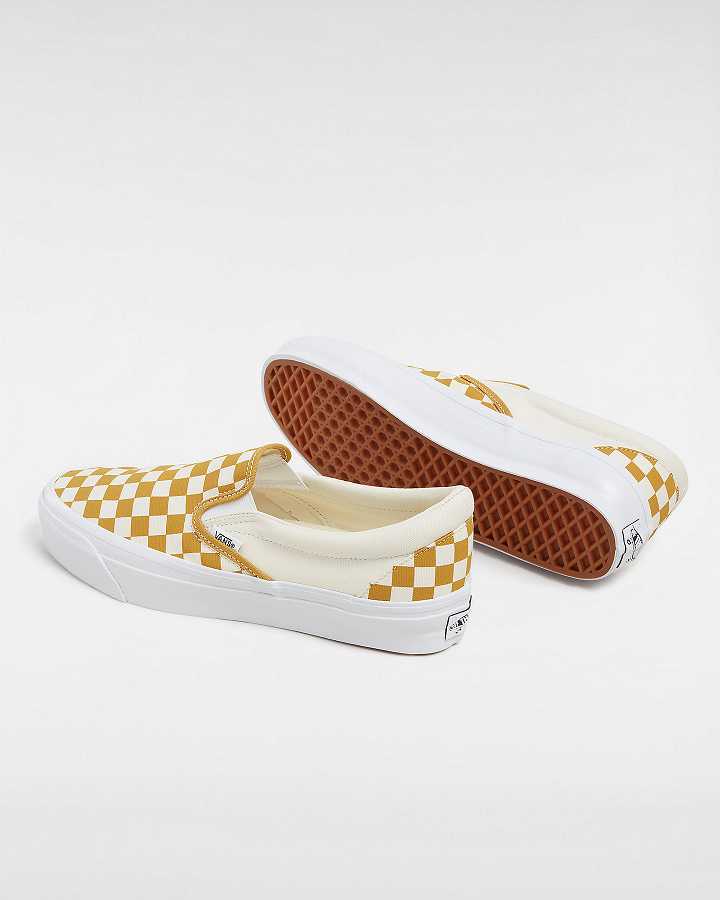 Yellow Men Vans Premium 98 Slip On Shoes NZ | VN9476203