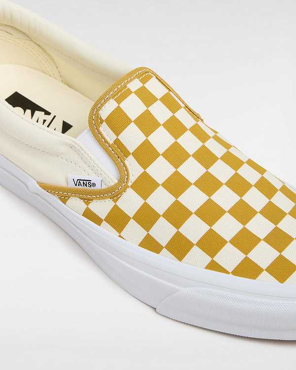 Yellow Men Vans Premium 98 Slip On Shoes NZ | VN9476203