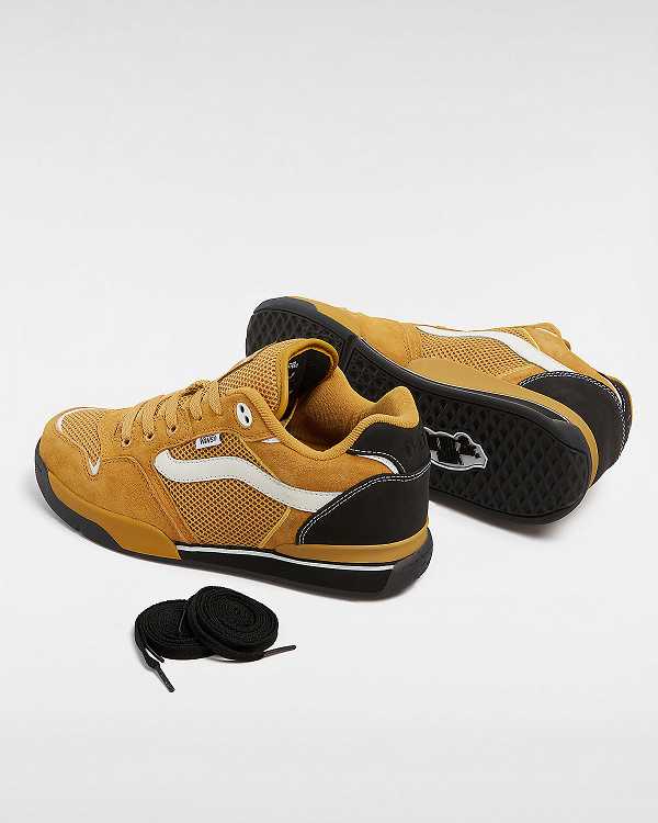 Yellow Men Vans Premium Rowley XLT Skate Shoes NZ | VN5038691