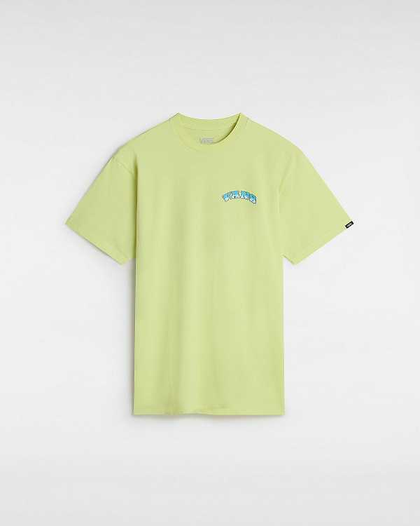 Yellow Men Vans True Waves T Shirts NZ | VN5496087